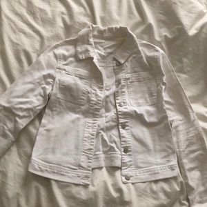 Helmut Lang iconic white denim jacket